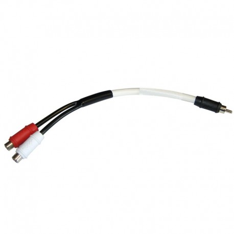 Marine Audio RCA Y-Cable - Single Male/Dual Female