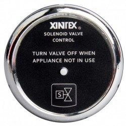 Fireboy-Xintex Propane Control & Solenoid Valve w/Chrome Bezel Display