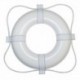 Taylor Made Foam Ring Buoy - 20" - White w/White Grab Line