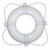 Taylor Made Foam Ring Buoy - 24" - White w/White Grab Line