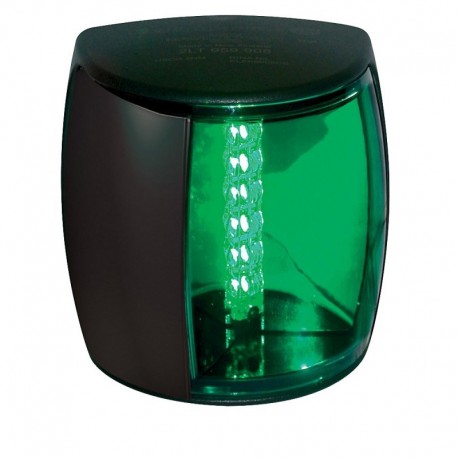 Hella Marine NaviLED PRO Starboard Navigation Lamp - 2nm - Green Lens/Black Housing