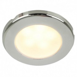 Hella Marine EuroLED 75 3" Round Screw Mount Down Light - Warm White LED - Stainless Steel Rim - 12V