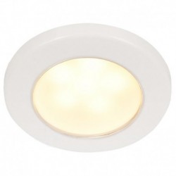 Hella Marine EuroLED 75 3" Round Screw Mount Down Light - Warm White LED - White Plastic Rim - 12V