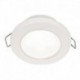 Hella Marine EuroLED 75 3" Round Spring Mount Down Light - White LED - White Plastic Rim - 12V