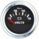 Faria 2" Heavy-Duty Voltmeter (10-16 VDC) - Black w/Stainless Steel Bezel