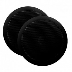 Majestic Ultra Slim 6" Marine Speaker - 30W - Pair - Black
