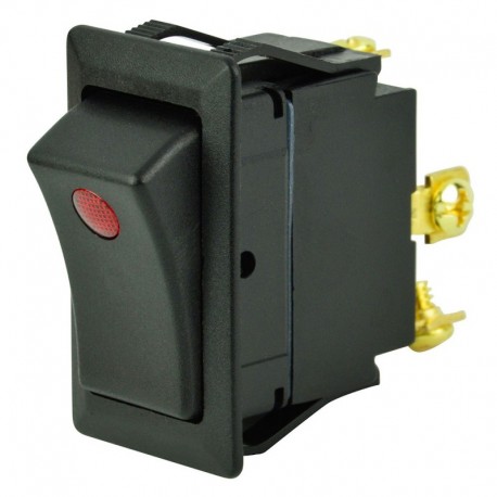 BEP SPST Rocker Switch - 1-LED - 12V - ON/OFF