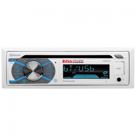 Boss Audio MR508UABW Marine Stereo w/AM/FM/CD/BT/USB