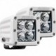 RIGID Industries D-Series PRO Hybrid-Flood LED - Pair - White