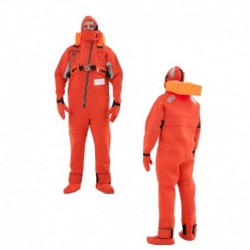 VIKING Immersion Rescue I Suit USCG/SOLAS w/Buoyancy Head Support - Neoprene Orange - Adult Universal