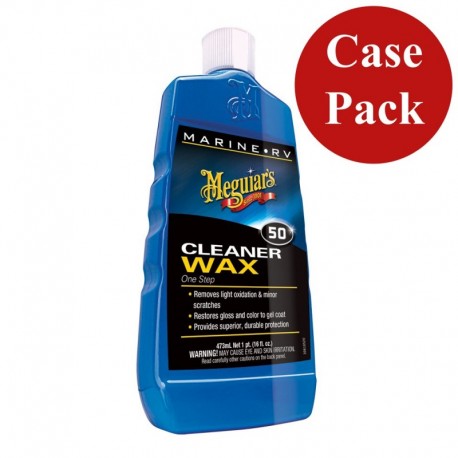 Meguiar' s Boat/RV Cleaner Wax - 16 oz - *Case of 6*