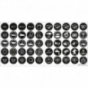 Blue Sea 4230 Push Button Switch Label Kit