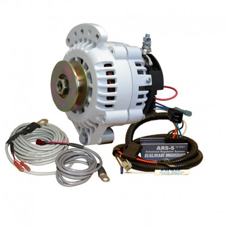 Balmar 621 Series Alternator - Spindle Mount(Single Foot) Charging Kit - 100A - 12V