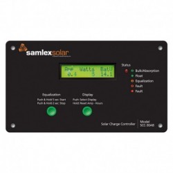 Samlex Flush Mount Solar Charge Controller w/LCD Display - 30A