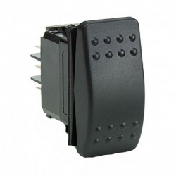 Cole Hersee Rocker Switch DPST On-Off 4 Blade