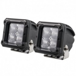 HEISE 4 LED Cube Light - Flood - 3" - 2 Pack