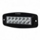 HEISE 6 LED Single Row Driving Light - Flush Mount