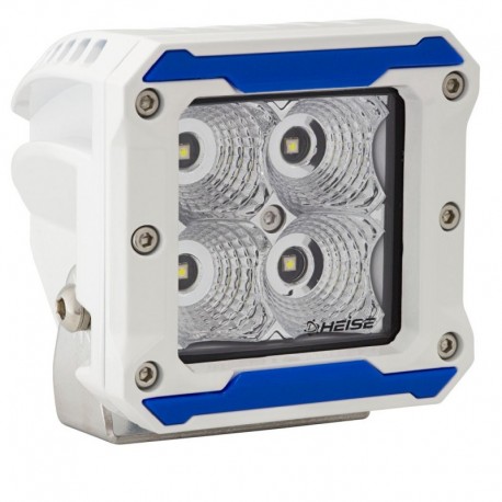 HEISE 4 LED Marine Cube Light - Flood Beam - 3"