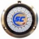 Shadow-Caster Ultra Blue Single Color Underwater Light - 16 LEDs - Bronze