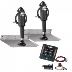 Lenco 9" x 30" Standard Trim Tab Kit w/LED Indicator Switch Kit 12V