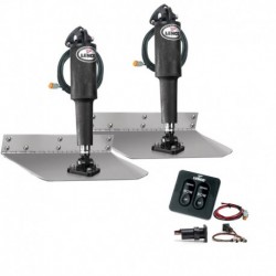 Lenco 9" x 36" Standard Trim Tab Kit w/Standard Tactile Switch Kit 12V