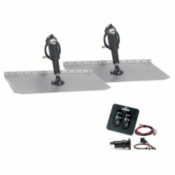 Lenco 12"x12" Standard Trim Tab Kit w/Standard Integrated Switch 12V