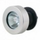 Marinco Flush Mount Docking Lights - Flat Lens w/Stainless Steel Frame