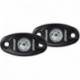 RIGID Industries A-Series Black High Power LED Light - Pair - Warm White