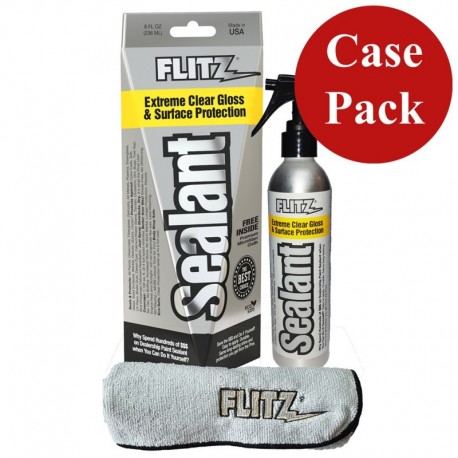 Flitz Ceramic Sealant Spray Bottle w/Microfiber Polishing Cloth - 236ml/8oz *Case of 6*