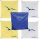 Tigress Kite Kit - 2-All Purpose Yellow, 2-Specialty White & Storage Bag