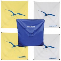 Tigress Kite Kit - 2-All Purpose Yellow, 2-Specialty White & Storage Bag