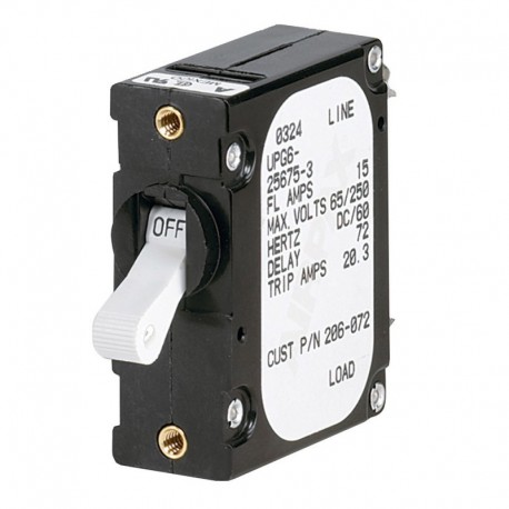 Paneltronics 'A' Frame Magnetic Circuit Breaker - 10 Amps - Single Pole