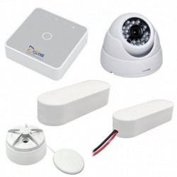 Glomex ZigBoat Starter Kit System w/Camera - Includes Gateway, Battery, Flood, Door/Porthole Sensor & IP Camera