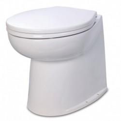 Jabsco Deluxe Flush 14" Straight Back 12V Electric Toilet w/Solenoid Valve