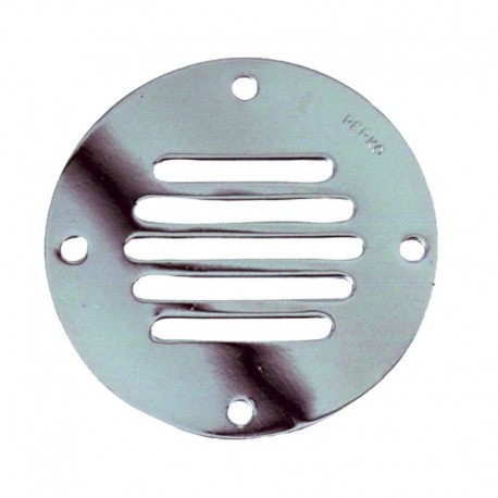 Perko Chrome Plated Brass Round Locker Ventilator - 3-1/4"