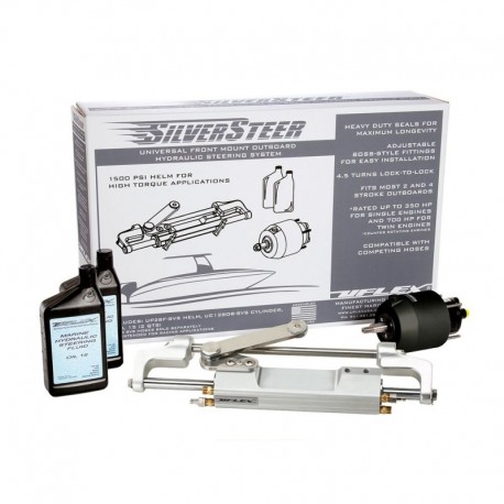 Uflex SilverSteer Universal Front Mount Outboard Hydraulic Tilt Steering System - 1500PSI V1