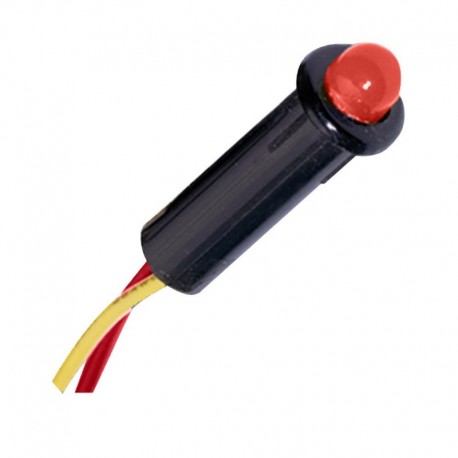 Paneltronics LED Indicator Light - Red - 24 VDC - 5/32"