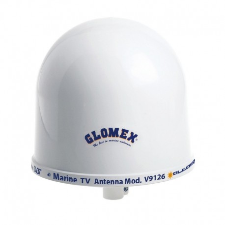 Glomex 10" Dome TV Antenna w/Auto Gain Control & Mount