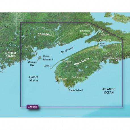 Garmin BlueChart g3 Vision HD - VCA004R - Bay of Fundy - microSD /SD