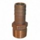 GROCO 3/4" NPT x 3/4" ID Bronze Pipe to Hose Straight Fitting