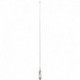 Glomex 35" Classic Stainless Steel VHF 3dB Sailboat Antenna w/Bracket & PL-259 Connector - No Cable