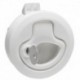 Whitecap Compression Handle Stainless Steel/White Nylon Locking - 1/4 Turn