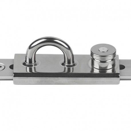 Schaefer Stainless 1-1/4" T-Track Slider - Eye Slide/Lined