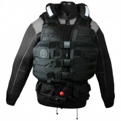 First Watch HBV-100 High Buoyancy Tactical Vest - Black - XL to 3XL