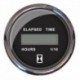 Faria Chesapeake Black 2" Hourmeter (Digital)