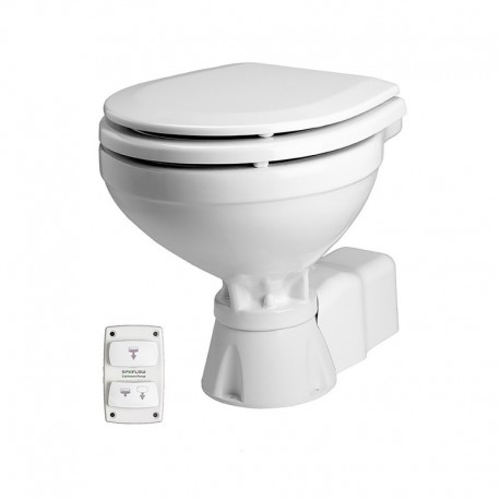 Johnson Pump Aqua T Toilet - Electric - Compact - 12V w/Solenoid