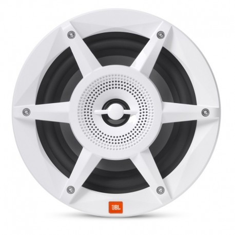 JBL 6.5" Coaxial Marine RGB Speakers - White STADIUM Series