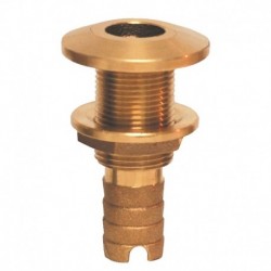 GROCO Bronze Hose Barb Thru-Hull Fitting - 1/2"