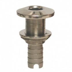 GROCO Stainless Steel Hose Barb Thru-Hull Fitting - 1/2"