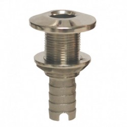 GROCO Stainless Steel Hose Barb Thru-Hull Fitting - 5/8"